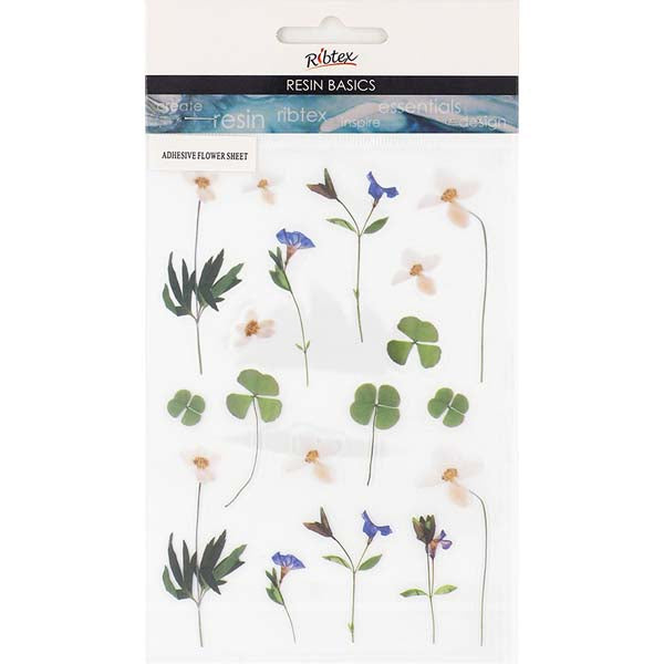 White Smoke UV Resin Faux Flowers Adhesives, 1 sheet Resin Dyes, Pigments & Colours
