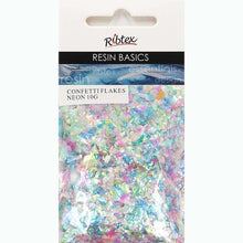 Gray UV Resin Confetti Flakes Multi Neon 10gm Resin Dyes, Pigments & Colours