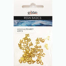 Seashell UV Resin Gold letters 60pcs Resin Dyes, Pigments & Colours