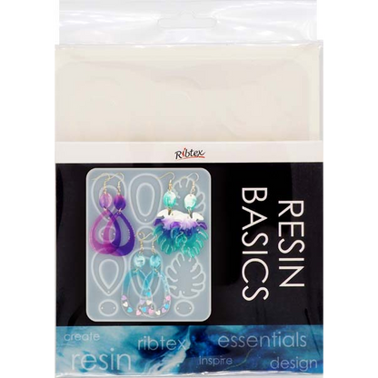Antique White UV Resin Mould, Monstera Earrings, 1pc Resin Moulds