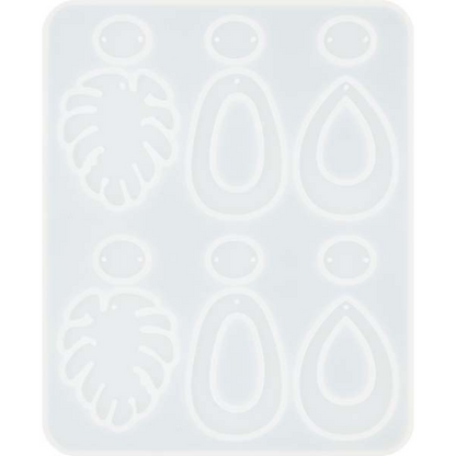 Lavender UV Resin Mould, Monstera Earrings, 1pc Resin Moulds