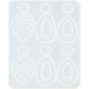 Lavender UV Resin Mould, Monstera Earrings, 1pc Resin Moulds