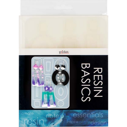 Antique White UV Resin Mould Rectangle Earrings, 1pc Resin Moulds