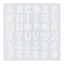 Lavender UV Resin Mould, Mini Alphanumeric, 1pc Resin Moulds