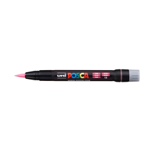 White Smoke Posca PCF 350 Flexible Brush Tip Paint Marker, Pink Paint Markers