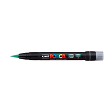 White Smoke Posca PCF 350 Flexible Brush Tip Paint Marker, Green Paint Markers