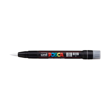 White Smoke Posca PCF 350 Flexible Brush Tip Paint Marker, White Paint Markers