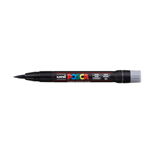 Gray Posca PCF 350 Flexible Brush Tip Paint Marker, Black Paint Markers