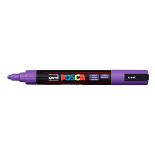 Dim Gray Posca PC-5M Medium Bullet Tip Paint Marker, Violet Paint Markers