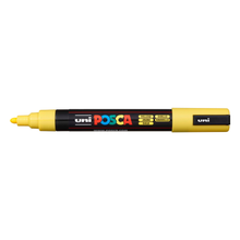 Light Goldenrod Posca PC-5M Medium Bullet Tip Paint Marker, Yellow Paint Markers