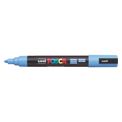 Light Slate Gray Posca PC-5M Medium Bullet Tip Paint Marker, Sky Blue Paint Markers