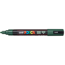 Slate Gray Posca PC-5M Medium Bullet Tip Paint Marker, English Green Paint Markers