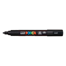 Dark Slate Gray Posca PC-5M Medium Bullet Tip Paint Marker, Black Paint Markers