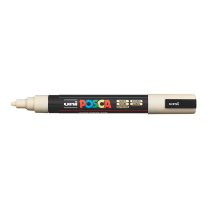 Dark Slate Gray Posca PC-5M Medium Bullet Tip Paint Marker, Ivory Paint Markers