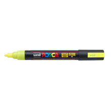 Light Slate Gray Posca PC-5M Medium Bullet Tip Paint Marker, Fluoro Yellow Paint Markers