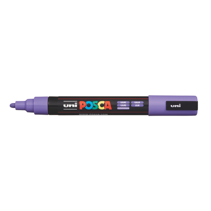 Dim Gray Posca PC-5M Medium Bullet Tip Paint Marker, Lilac Paint Markers