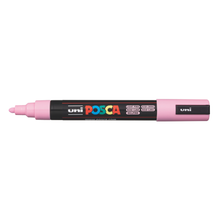 Dim Gray Posca PC-5M Medium Bullet Tip Paint Marker, Light Pink Paint Markers