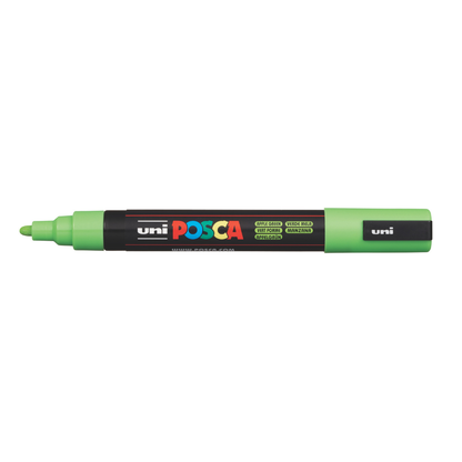 Dim Gray Posca PC-5M Medium Bullet Tip Paint Marker, Apple Green Paint Markers