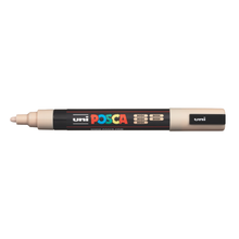 Dark Slate Gray Posca PC-5M Medium Bullet Tip Paint Marker, Biege Paint Markers