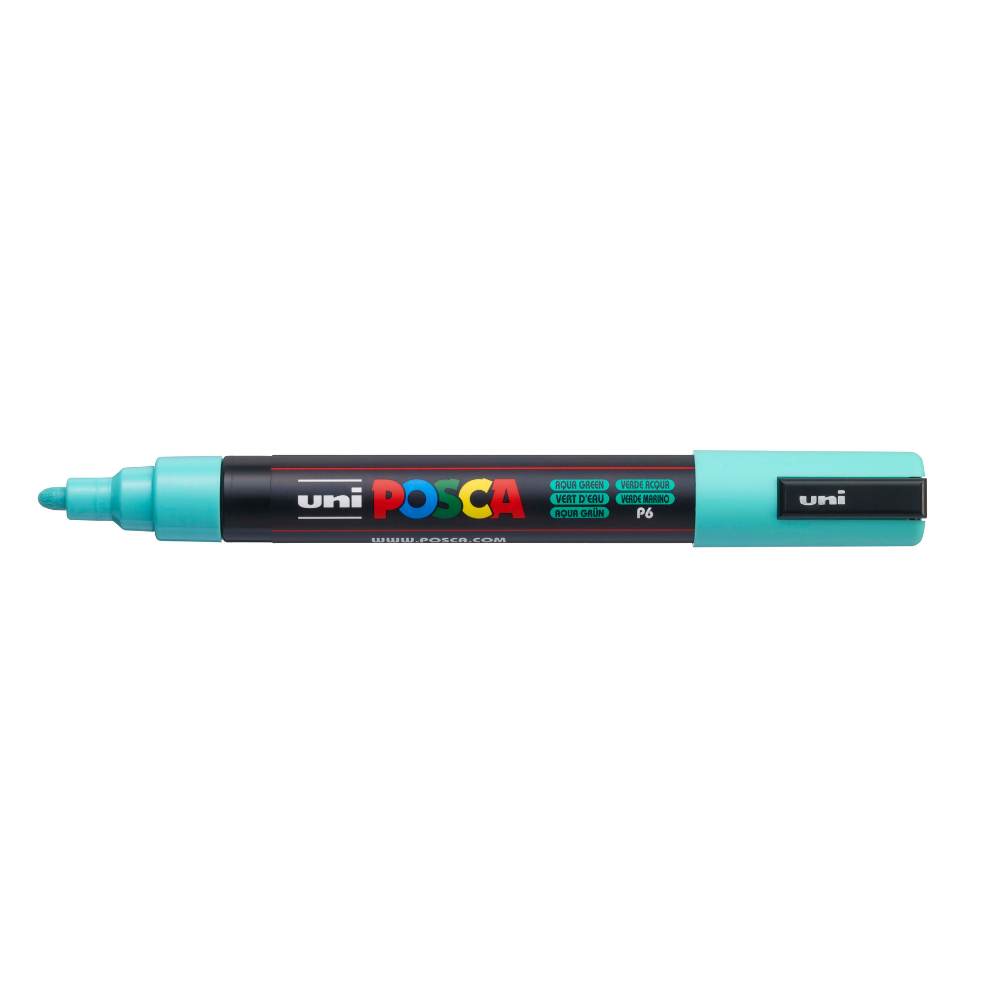 Light Slate Gray Posca PC-5M Medium Bullet Tip Paint Marker, Aqua Green Paint Markers