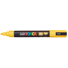 Light Slate Gray Posca PC-5M Medium Bullet Tip Paint Marker metallic, Ochre Paint Markers