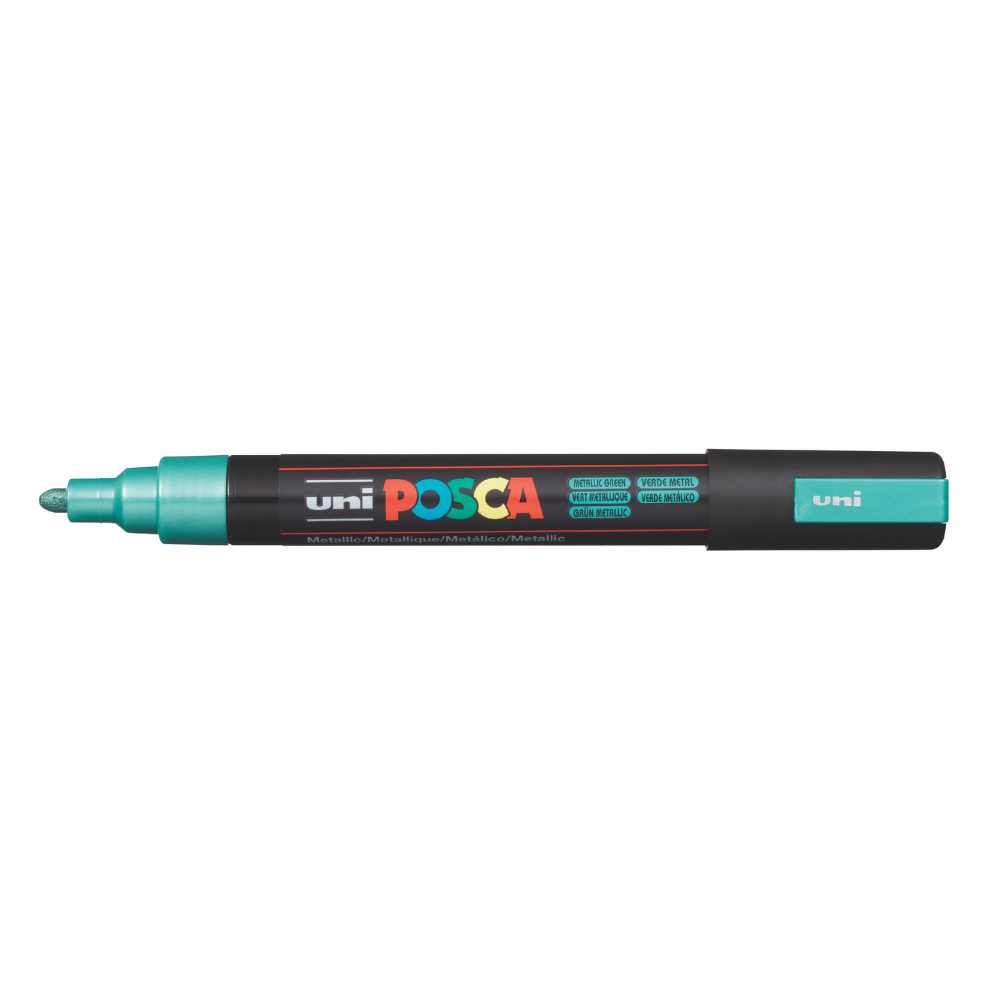 Dark Slate Gray Posca PC-5M Medium Bullet Tip Paint Marker metallic, Green Paint Markers