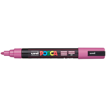 Dim Gray Posca PC-5M Medium Bullet Tip Paint Marker, Raspberry Paint Markers