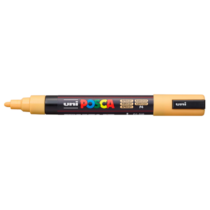 Khaki Posca PC-5M Medium Bullet Tip Paint Marker, Apricot Paint Markers