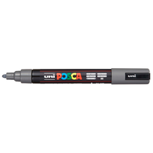 Dim Gray Posca PC-5M Medium Bullet Tip Paint Marker, Deep Grey Paint Markers
