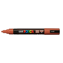 Dim Gray Posca PC-5M Medium Bullet Tip Paint Marker, Chestnut Paint Markers