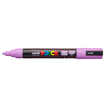 Slate Gray Posca PC-5M Medium Bullet Tip Paint Marker, Lavender Paint Markers