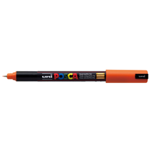 Gray Posca PC 1MR Ultra Fine Bullet Tip Paint Marker, Orange Paint Markers