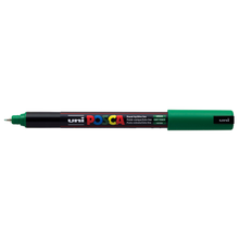 Gray Posca PC 1MR Ultra Fine Bullet Tip Paint Marker, Green Paint Markers
