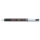 White Smoke Posca PC 1MR Ultra Fine Bullet Tip Paint Marker, White Paint Markers