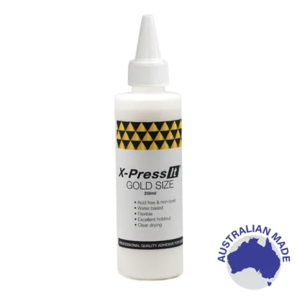 White Smoke X-Press IT Gold Size, 250ml Craft Paint