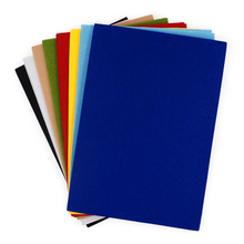 Midnight Blue Felt Sheets Stiffened, Assorted Colours, A4, 24Pk Kids Wood Craft