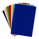 Midnight Blue Felt Sheets Stiffened, Assorted Colours, A4, 24Pk Kids Wood Craft