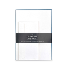 White Smoke Larson-Juhl Invitation and Writing Set A4 120gsm 20 sheet and 10 DL Envelope Set - COMET DIAMOND Party