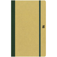 Dark Khaki Flexbook  Large (13x21cm) Ecosmiles Notebook Ruled  100gsm 192 pages - Olive Pads