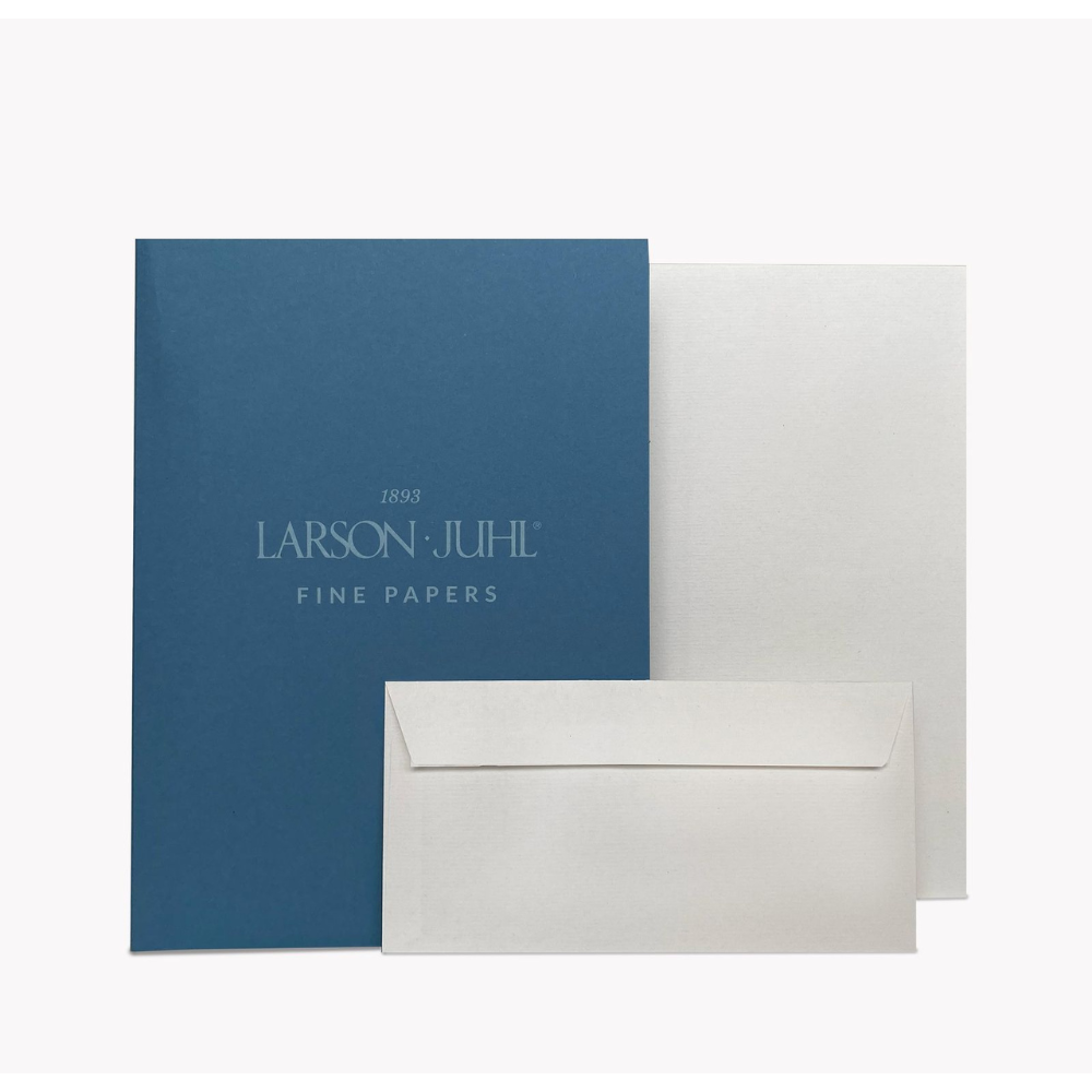 Dark Slate Blue Larson-Juhl Invitation and Writing Set A5 200gsm 10  card and 10C5 Envelope Set - COMET OPAL Party