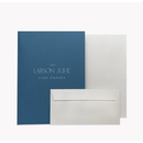 Dark Slate Blue Larson-Juhl Invitation and Writing Set A4 120gsm 20 sheet and 10 DL Envelope Set - COMET SAND Party