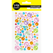 White Smoke Craft Rhinestone Bubble Multi 1Sh Charms and Pendants