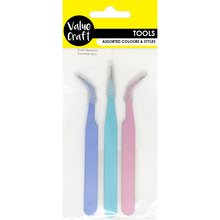 White Smoke Jewellery Findings Craft Tweezers Assorted 3Pcs Charms and Pendants