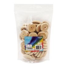 Lavender Wood Wheels 4cm 50Pc Kids Craft Basics