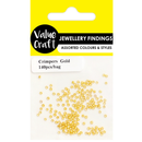 White Smoke Jewellery Findings Crimpers Gold 140 Pcs Charms and Pendants