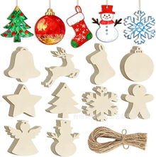 White Smoke Christmas Decorations - Ornaments - DIY - Christmas Gifts - Wooden Christmas Decorations - Party Decorations(A) Christmas