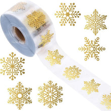 White Smoke Stickers - 500 sheets - Christmas stickers - Christmas card stickers - Roll of Christmas stickers - Suitable for envelopes, gift boxes, cards, photo albums, crafts, Christmas decorations, etc. Christmas