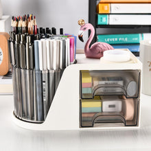 Lavender Desk organizer - Make up organizer - Pen tray - Bathroom organizer - Brush holder - Drawer cabinet - Office supplies - Cosmetics organizer - Desk organizer - Desk accessories - Storage box with drawers - Bathroom accessories - White - 1 piece Craft Storage & Lighting