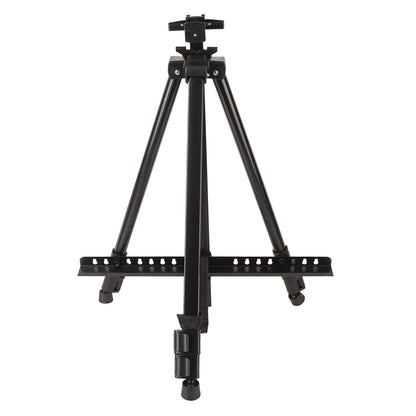 White Smoke Metal Adjustable Folding Artist & Display Easel, Black, 158cm Easels