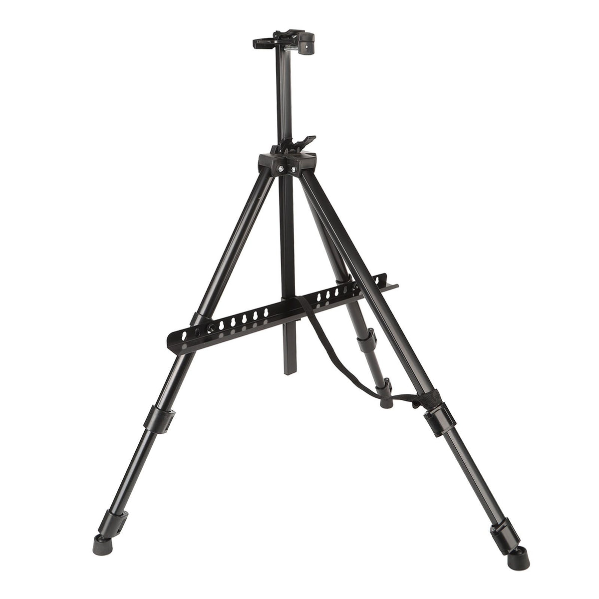 White Smoke Metal Adjustable Folding Artist & Display Easel, Black, 158cm Easels